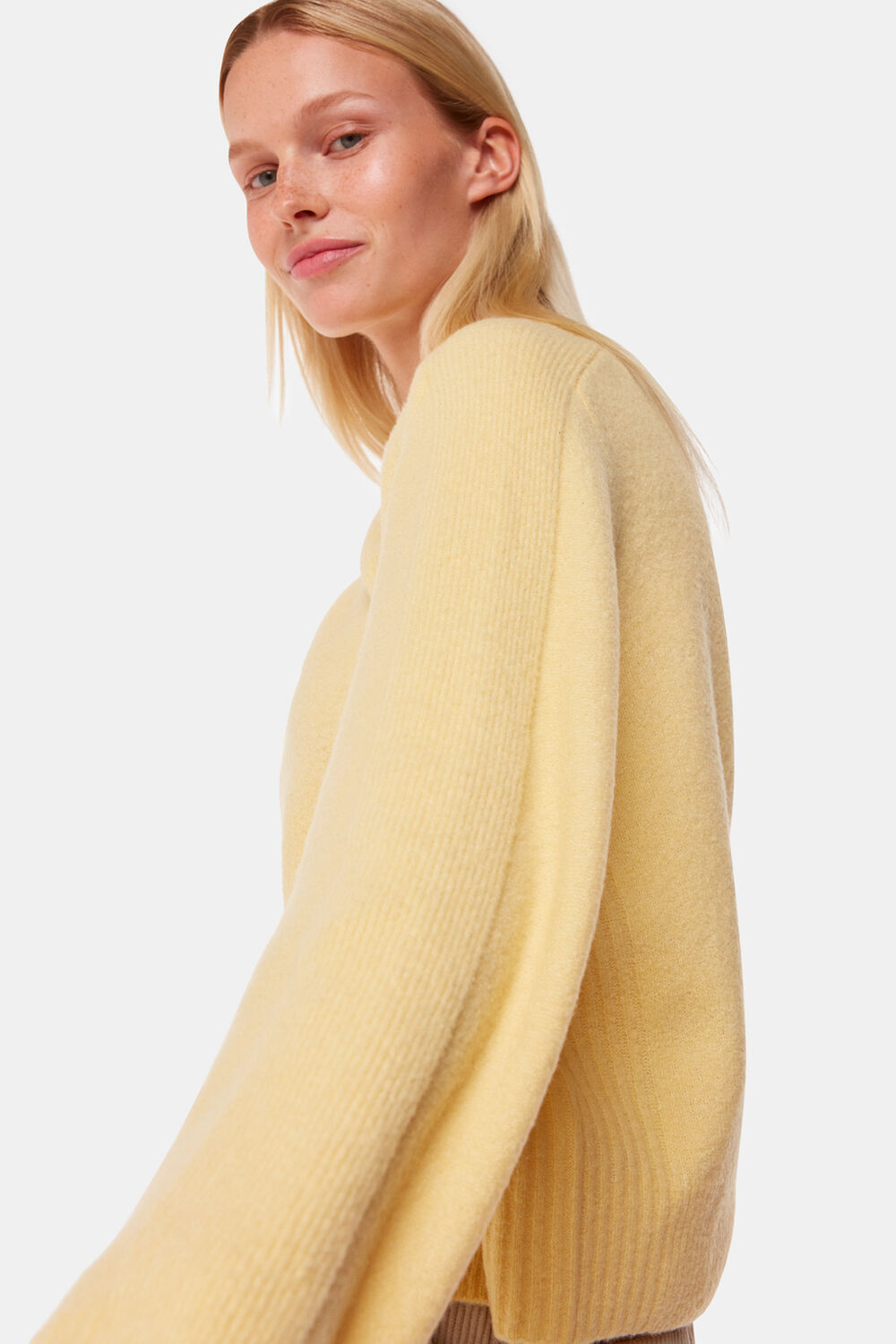 Alana Wool Mix Crew Neck