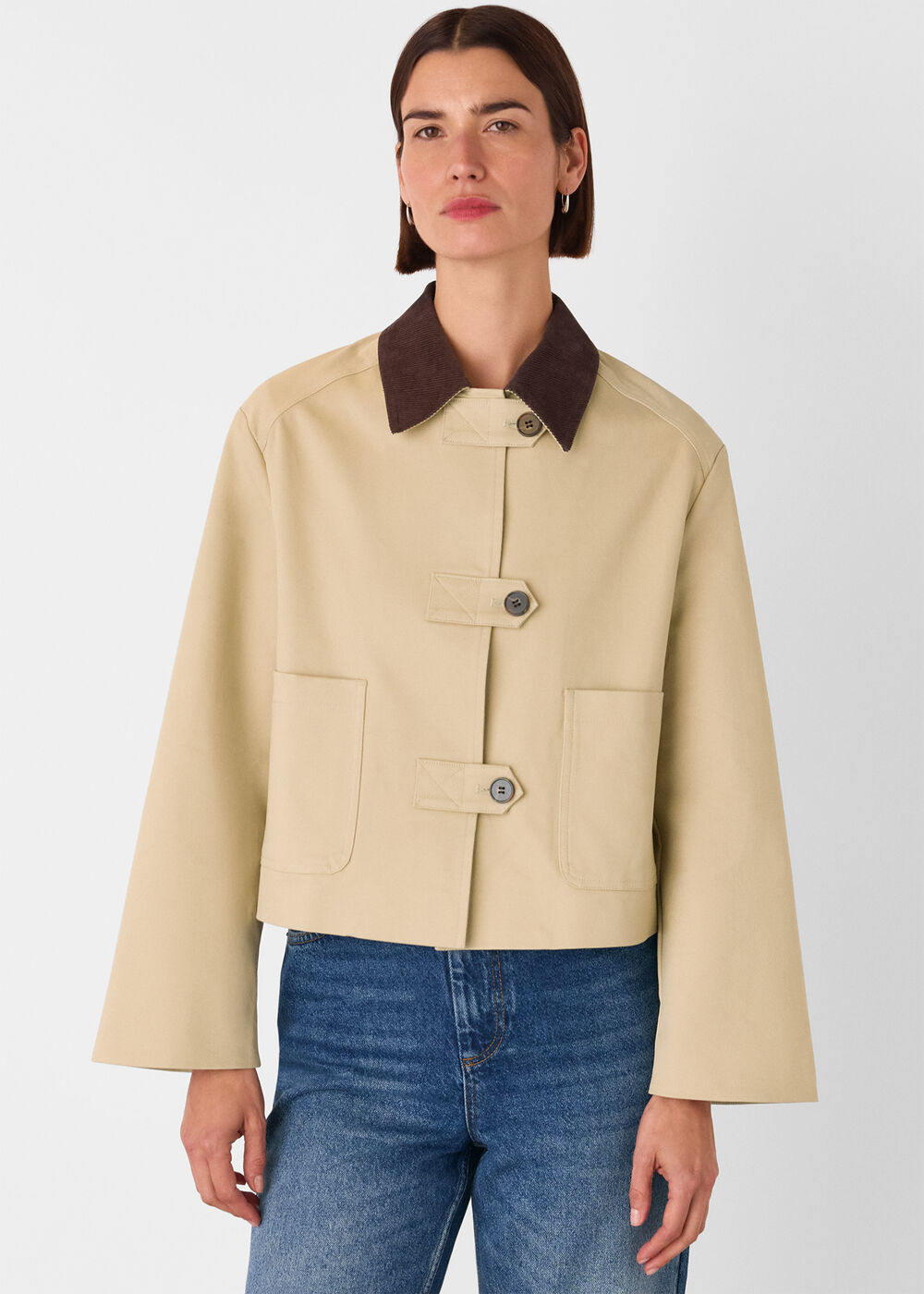 Corduroy Collar Jacket