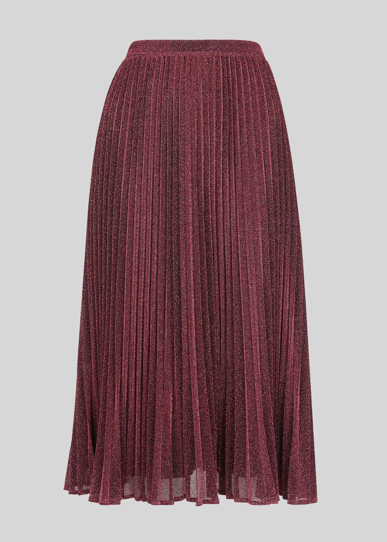 Sparkle Pleated Skirt Pink