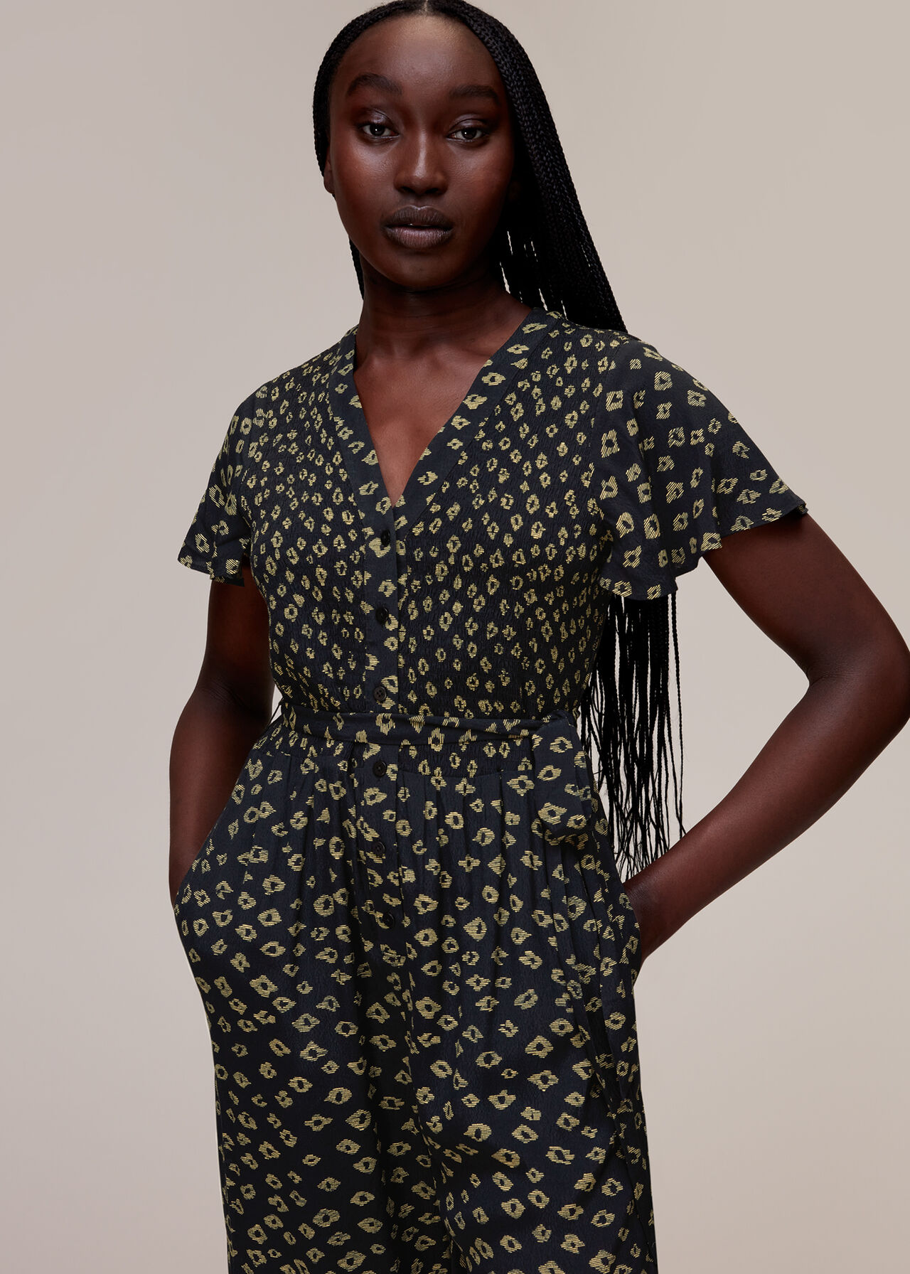 Abstract Gem Jumpsuit