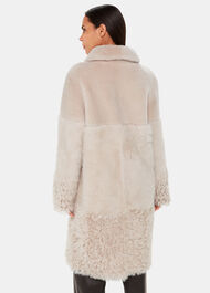 Cossma Shearling Longline Coat