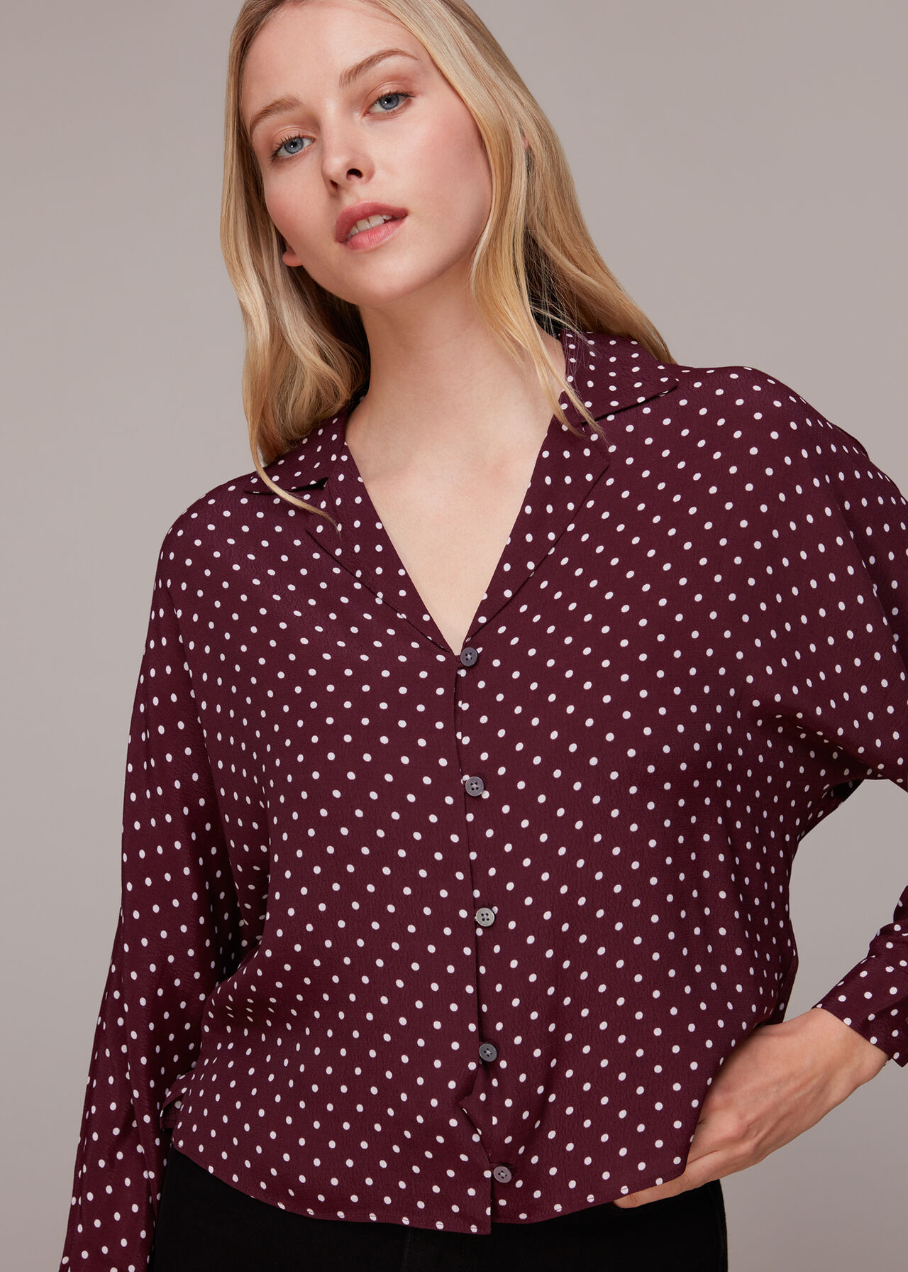 Spot Print Ramona Shirt