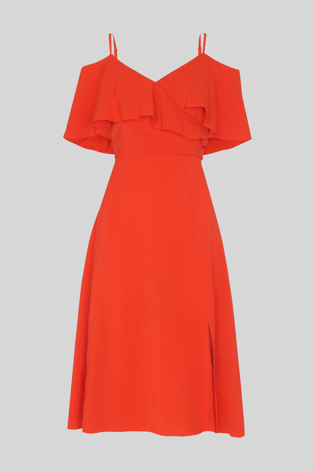 Frill Detail Dress Flame