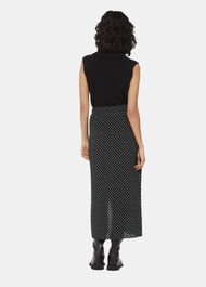 Scattered Hearts Midi Skirt