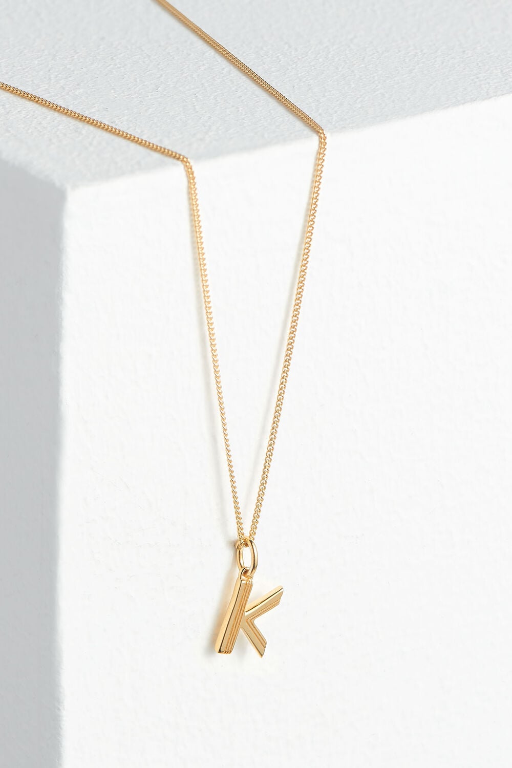 Rachel Jackson Letter Necklace Gold