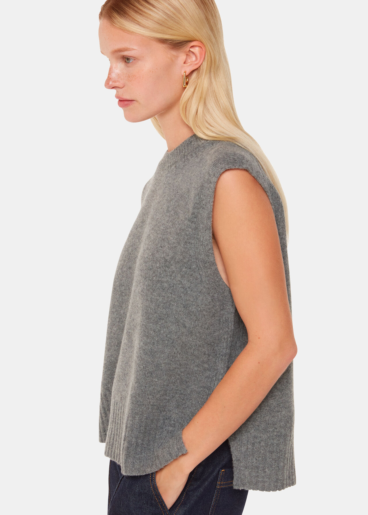 Wool Sleeveless Tank