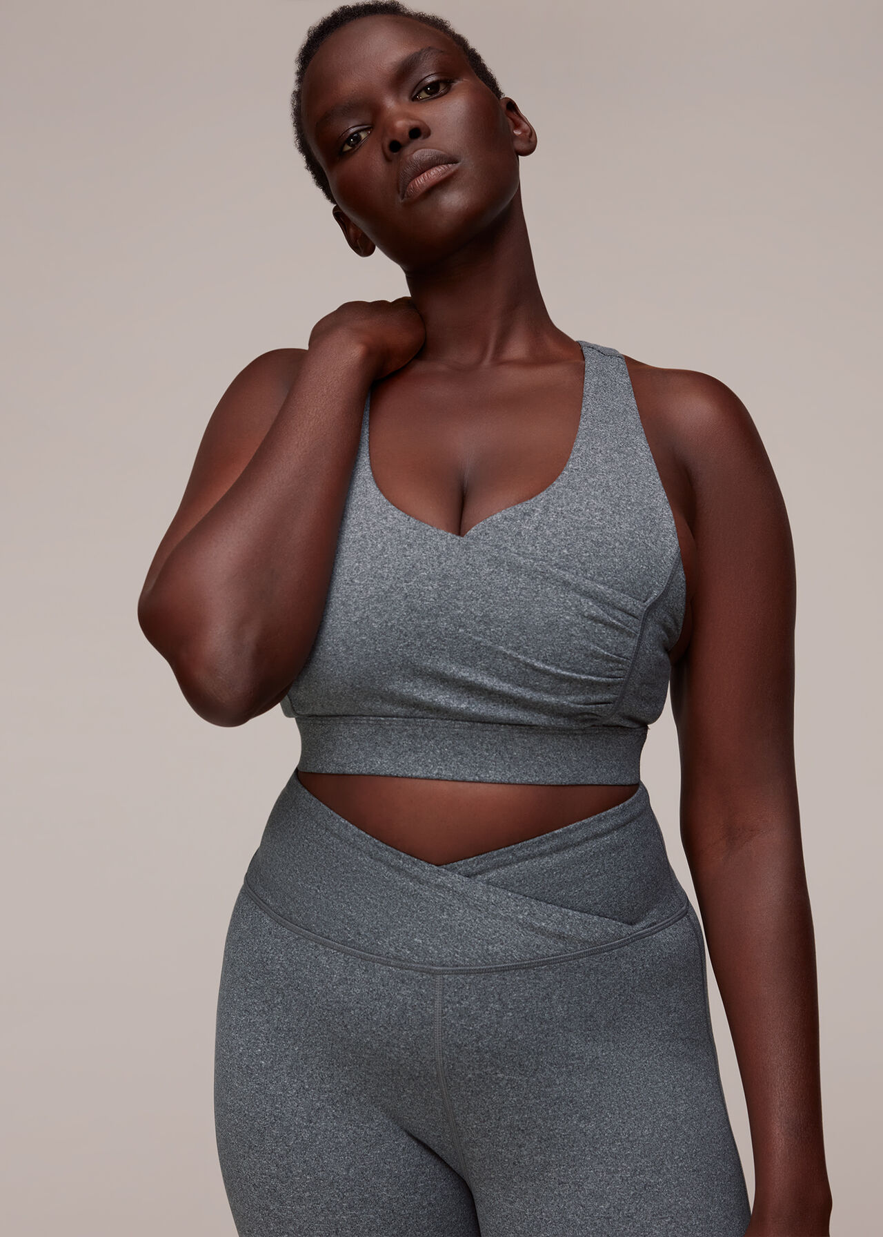 Wrap Cropped Sports Legging