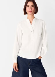 Textured Frill Shirt