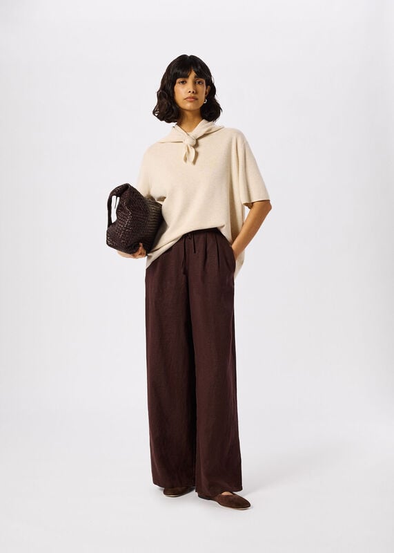 Oatmeal Fine Knit T-Shirt