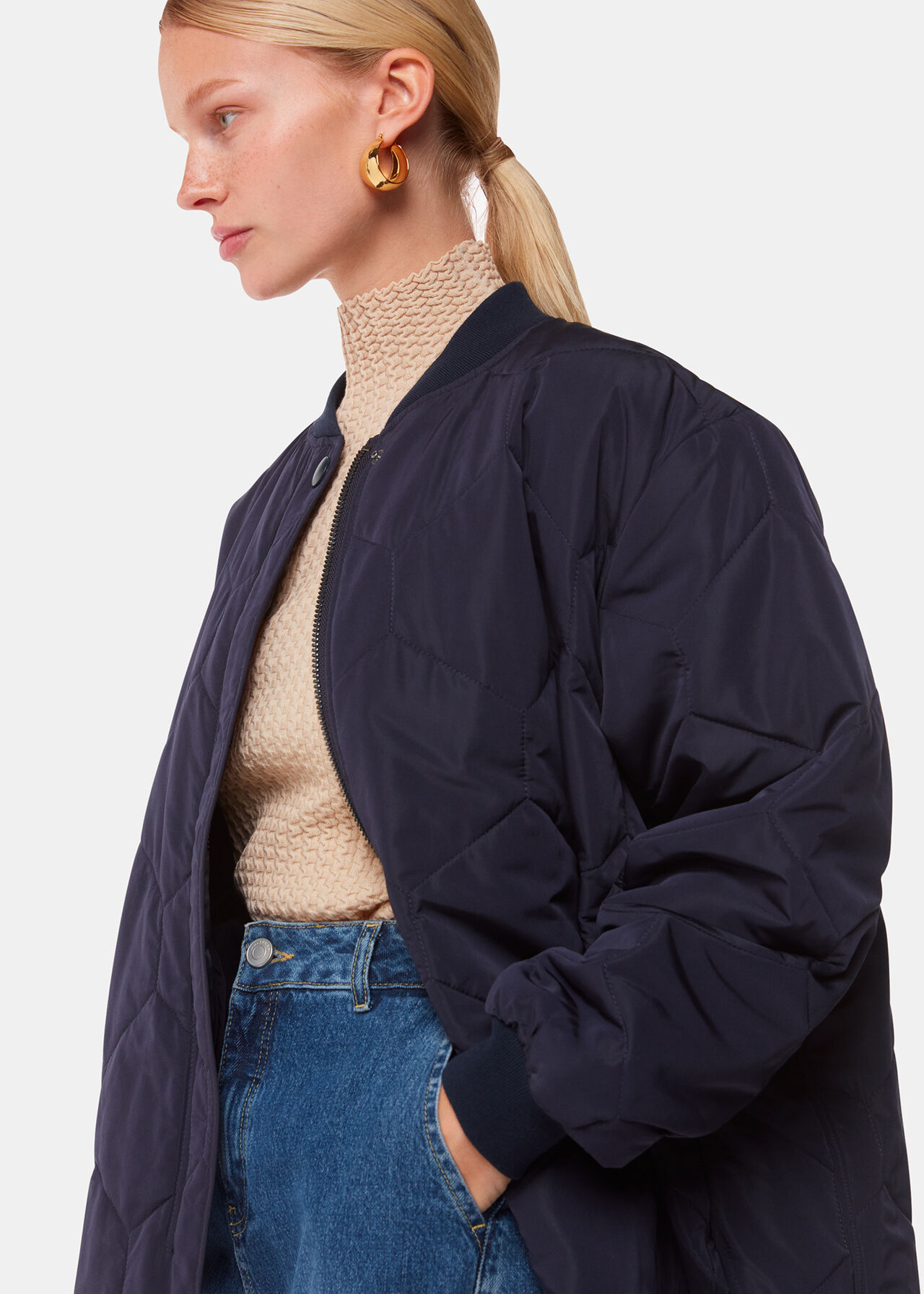 Ida Short Quilted Coat