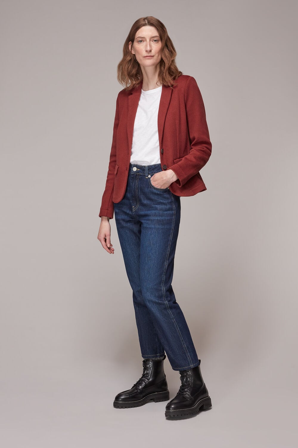 Slim Fit Jersey Jacket