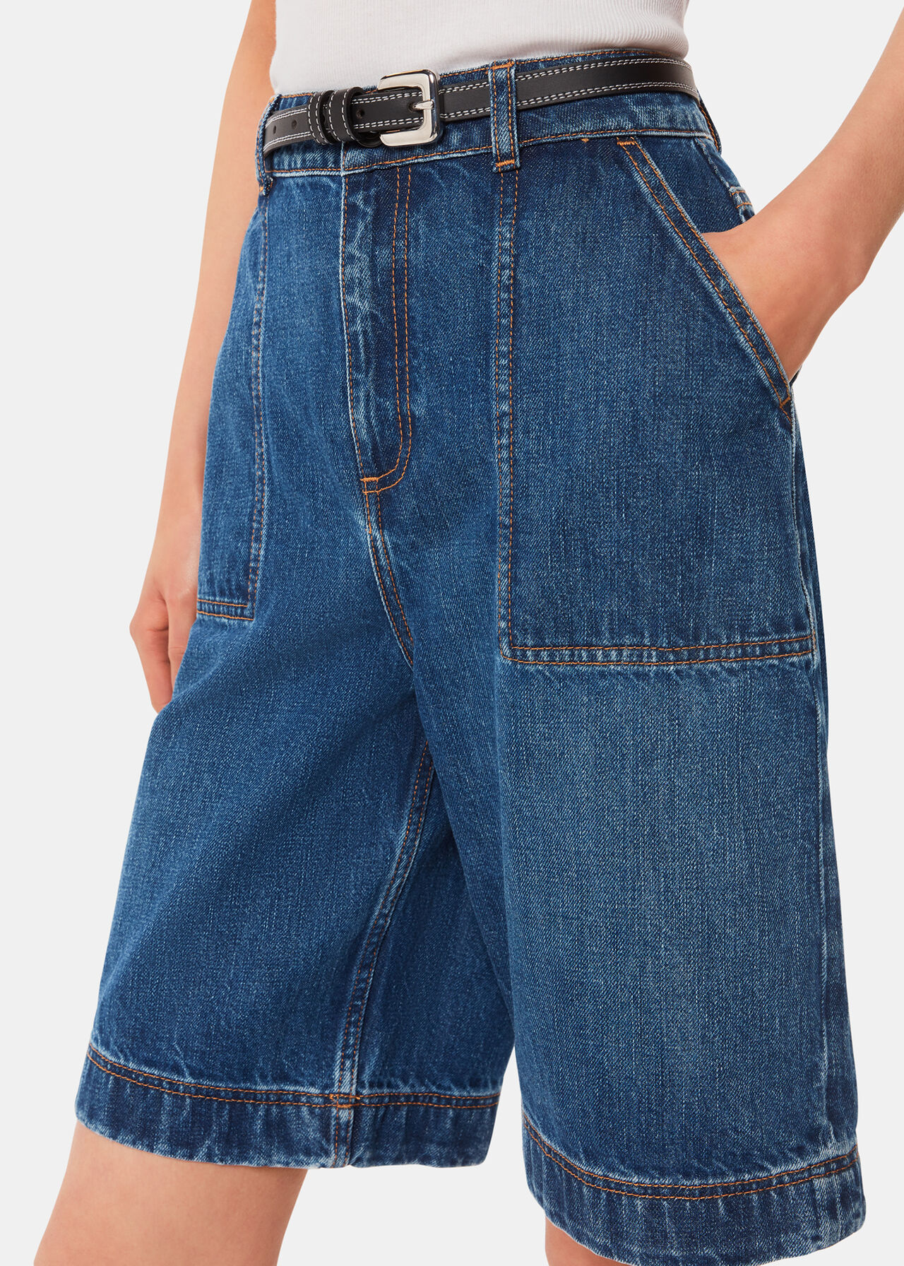 Raya Longline Denim Short