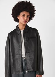 Kate Zip Leather Jacket