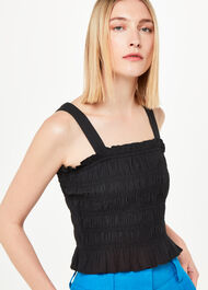 Saskia Crinkle Strappy Top