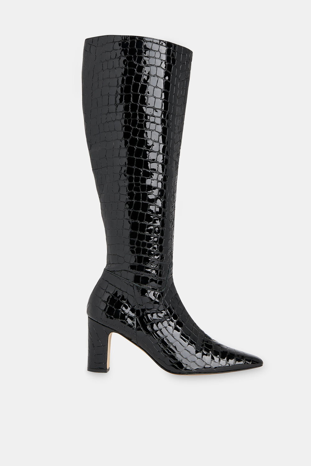 Albie Croc Knee High Boot