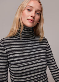 Stripe Midi Knit Dress