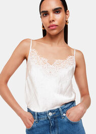 Lace Trim Cami Top