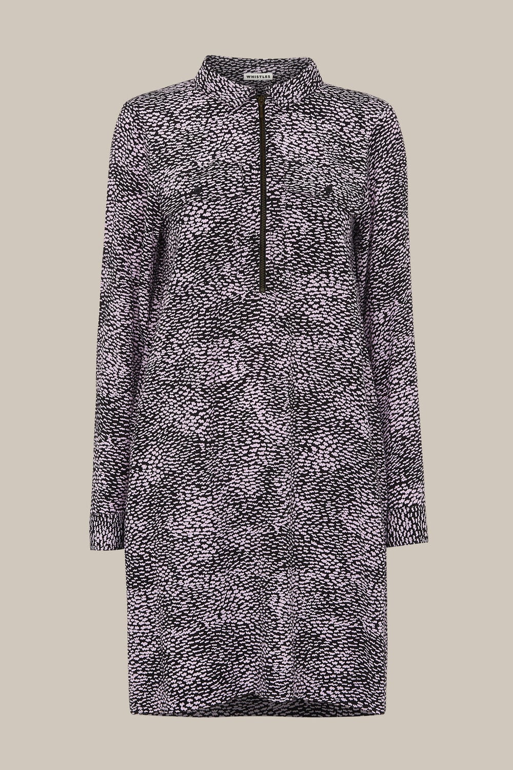 Kay Ripple Print Shift Dress
