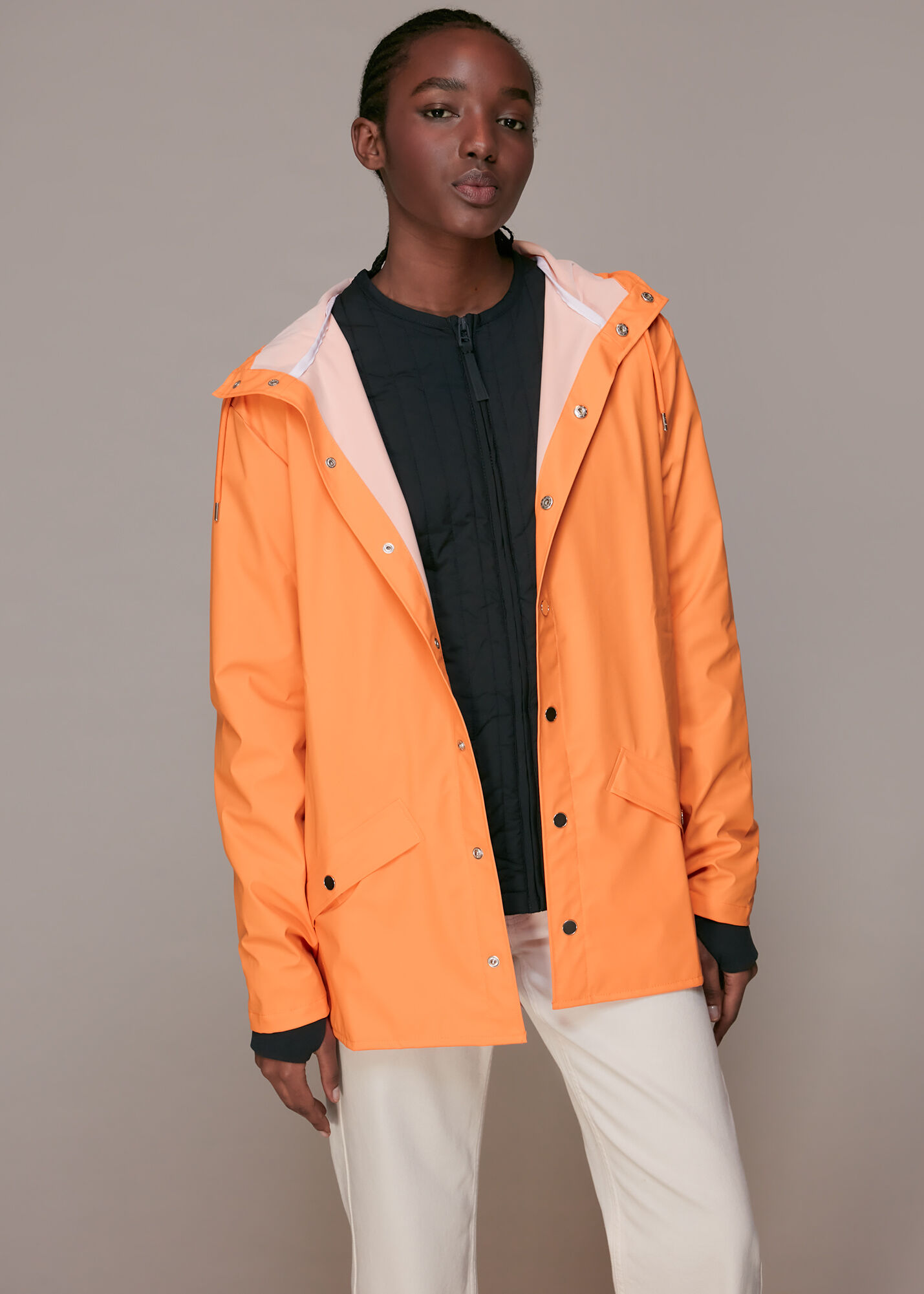 Rains new arrivals jacket orange