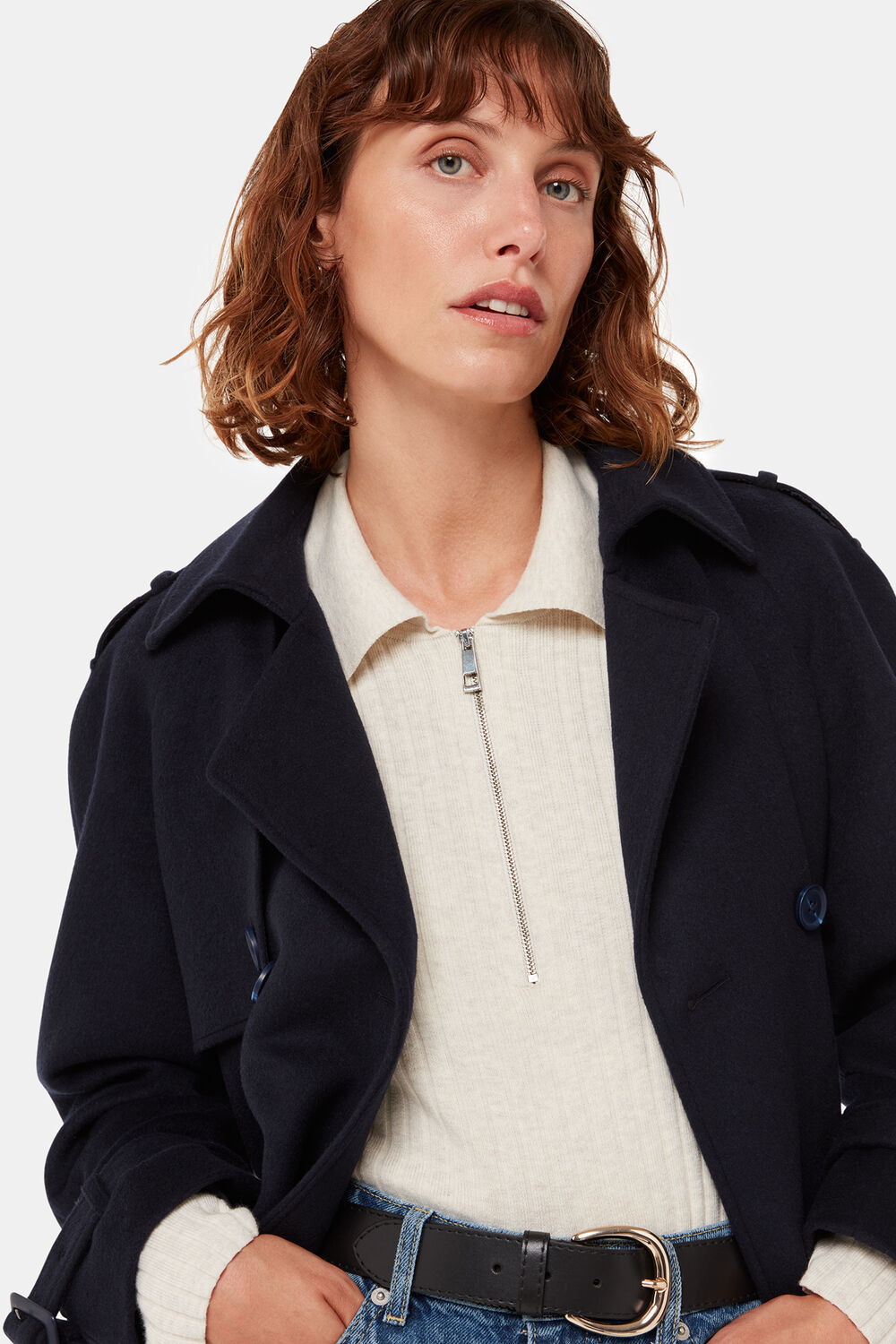 Zip Polo Knit