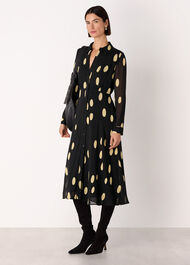 Abstract Spot Shirt Dress