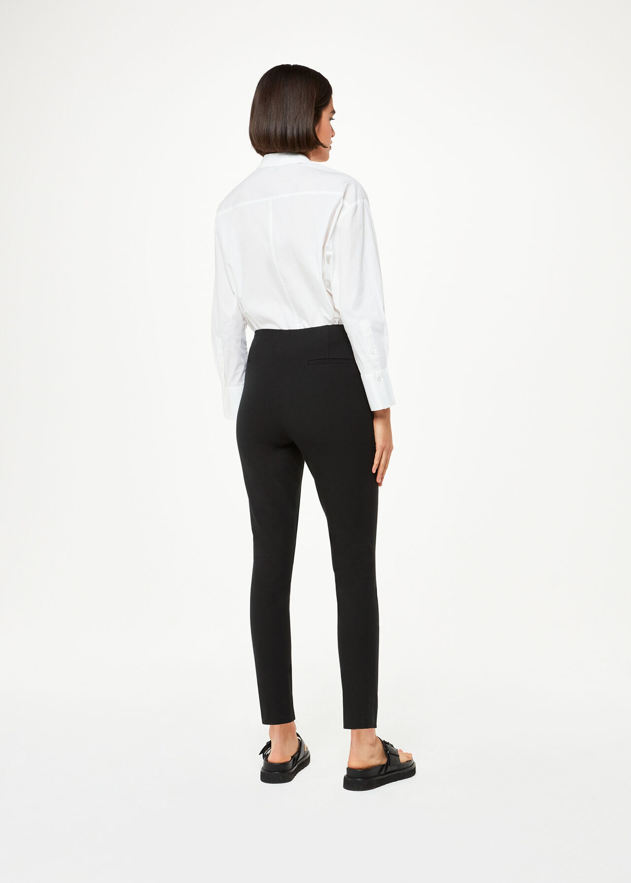 Black Super Stretch Trouser | WHISTLES