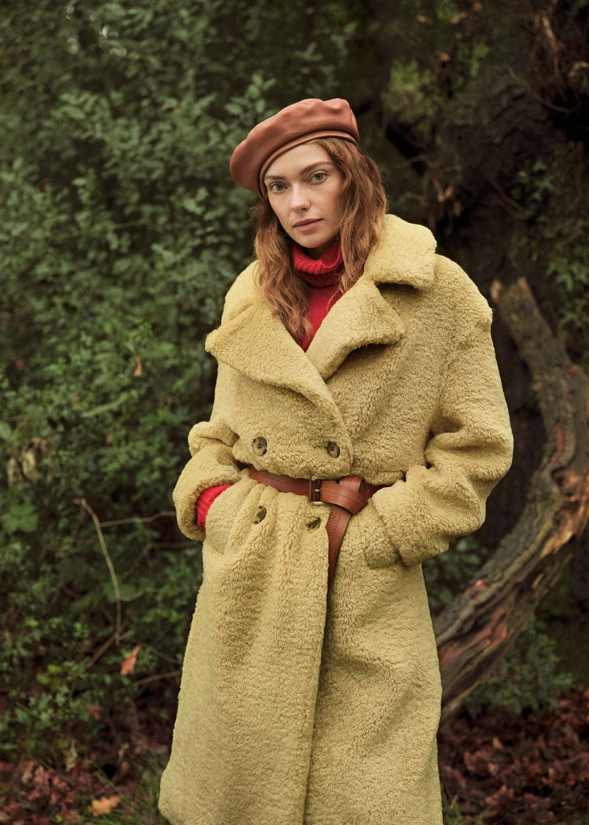 Teddy double breasted coat shop
