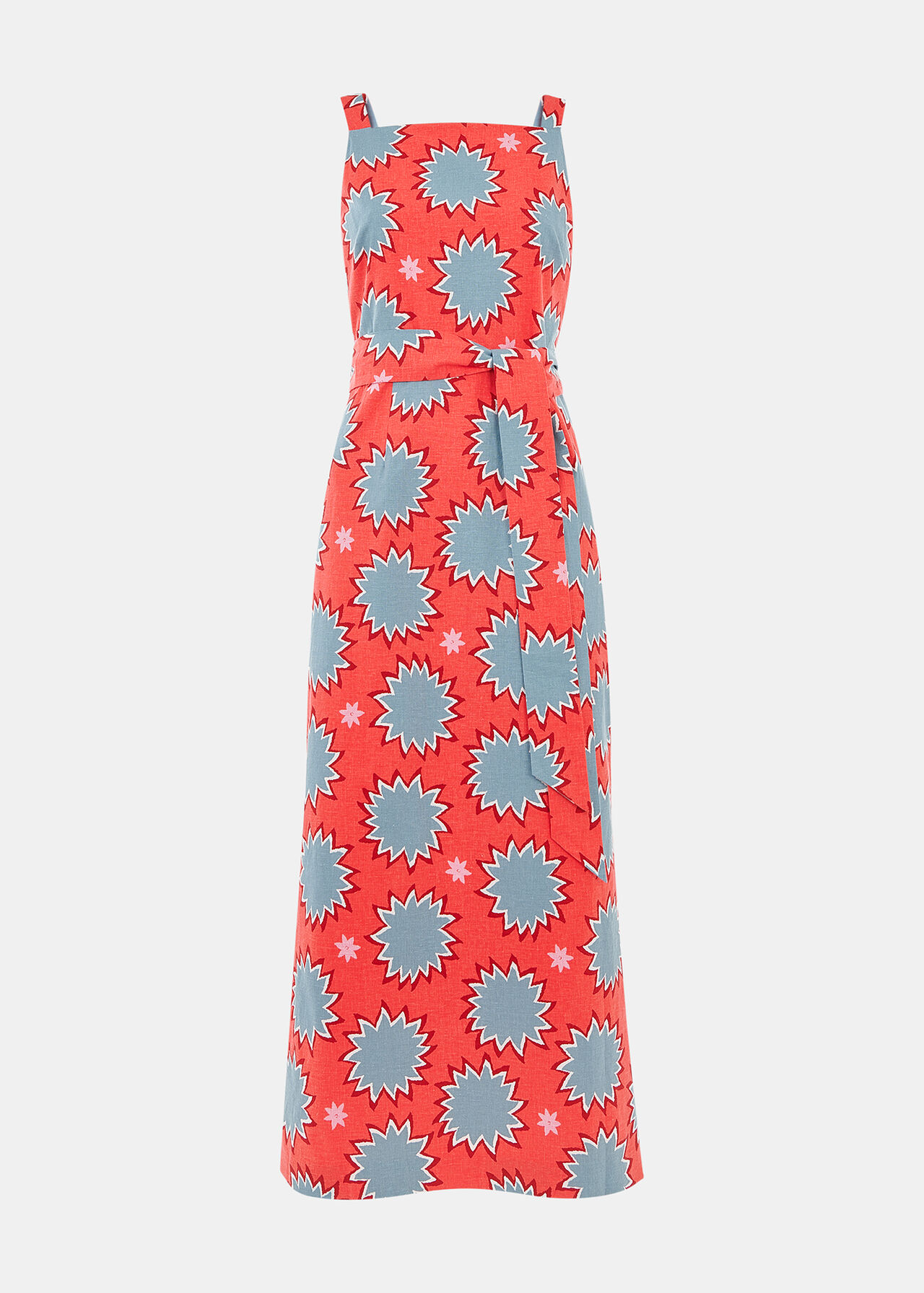 Sunburst Linen Blend Dress
