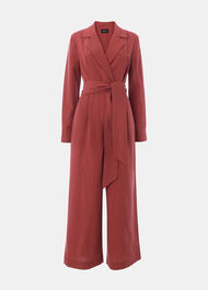 Relaxed Linen Blend Jumpsuit