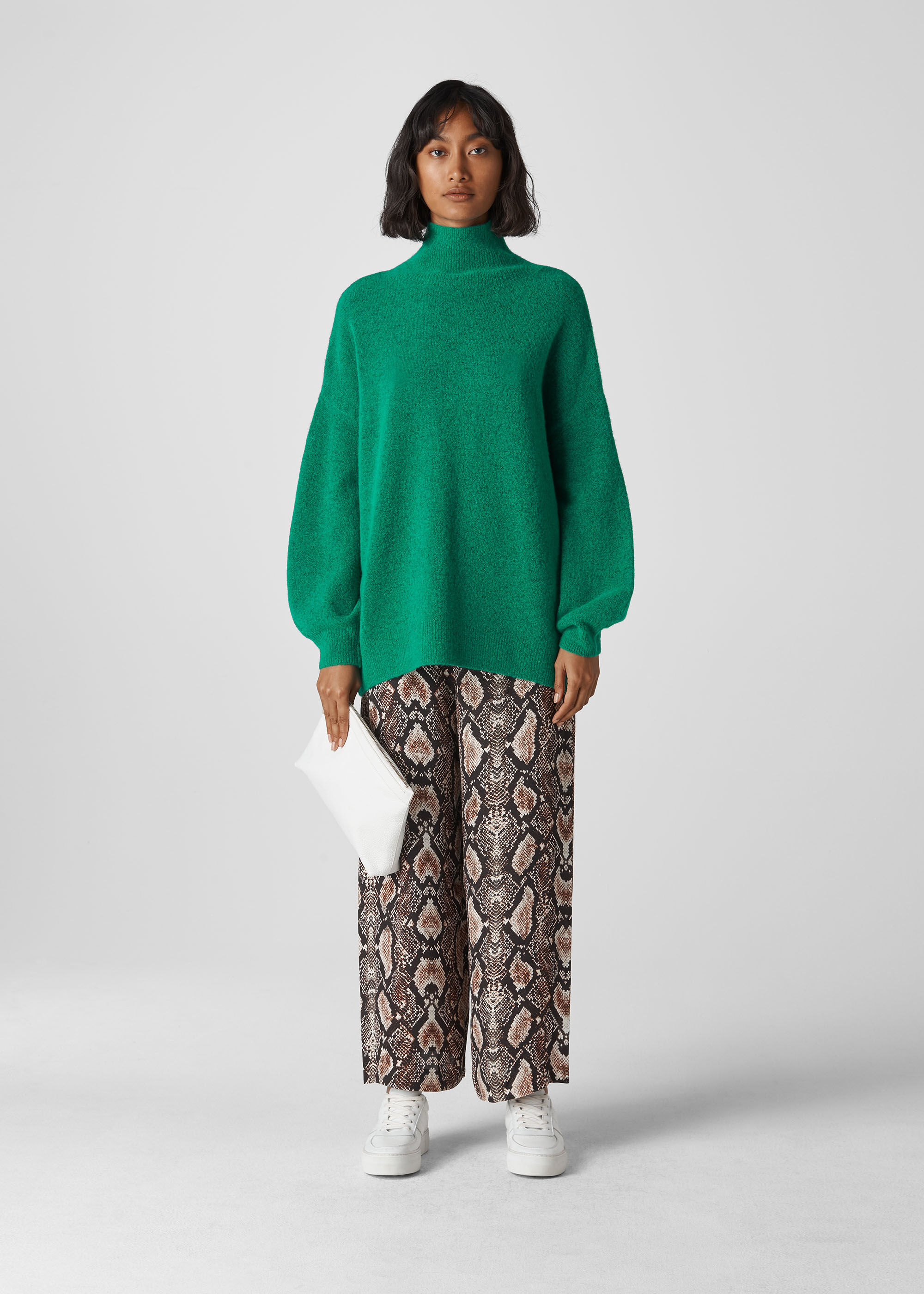 Whistles green jumper store