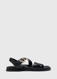 Asymmetric Buckle Sandal