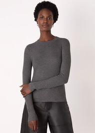 Essential Ribbed Crew
