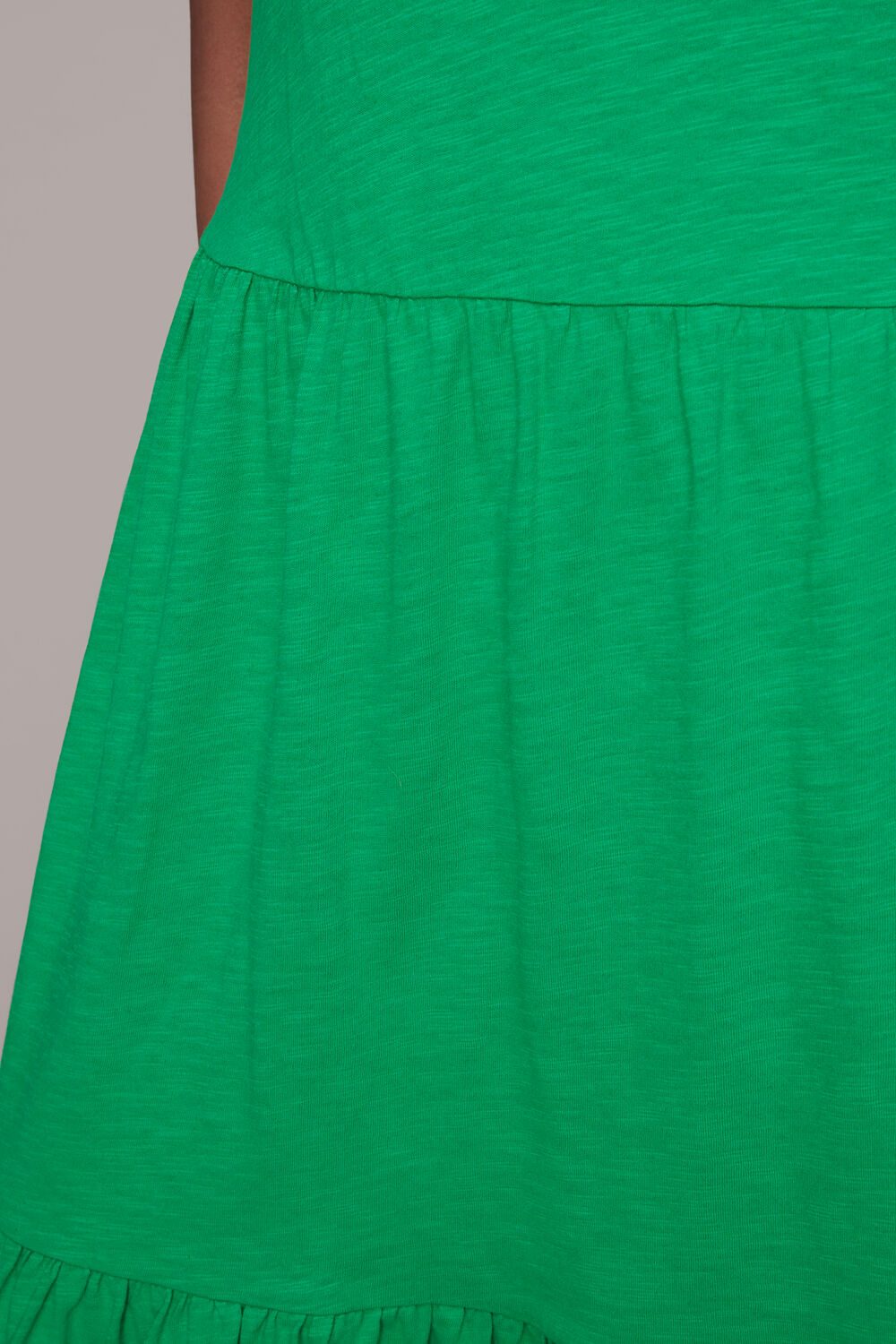 Tiered Jersey Midi Dress