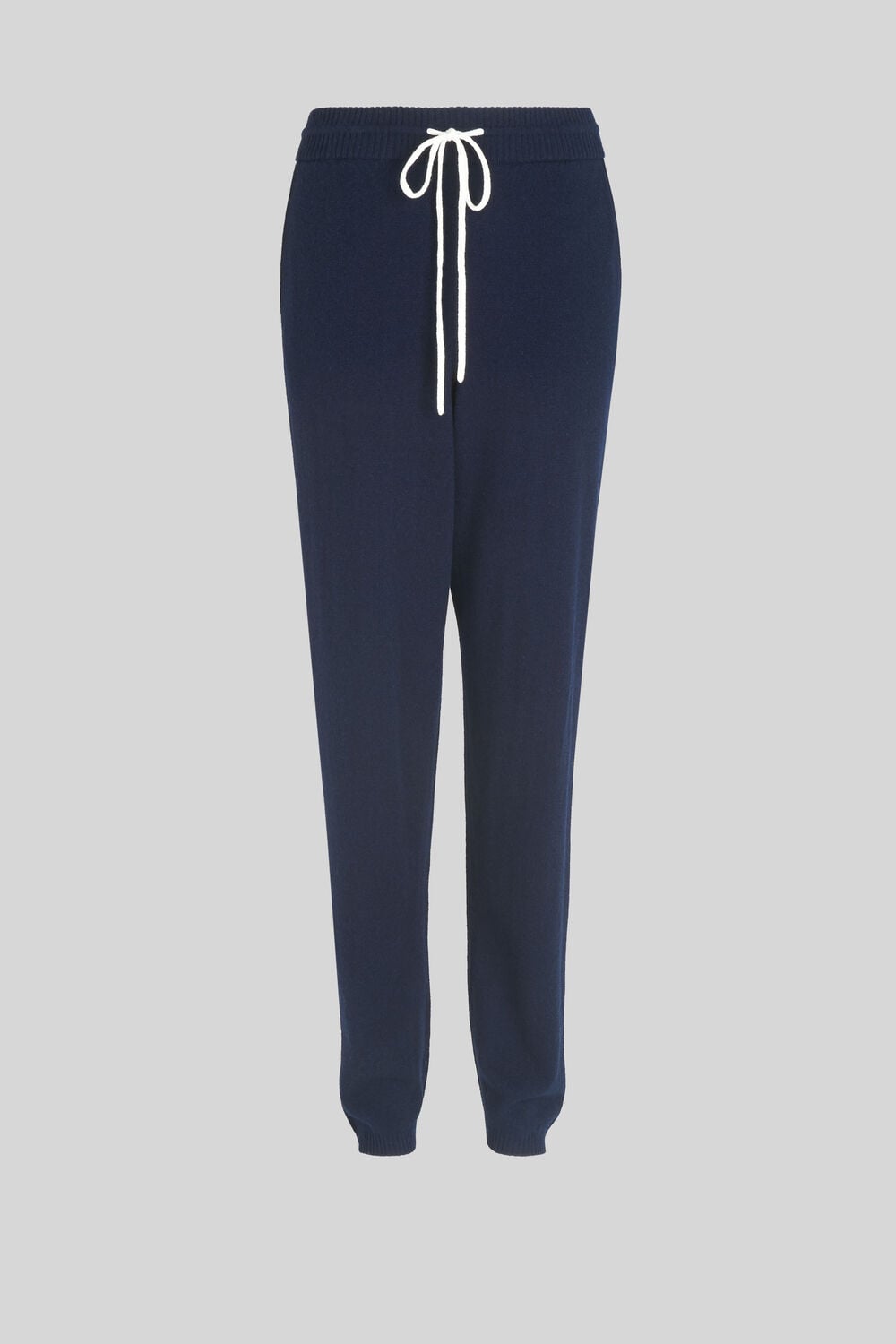 Stripe Cashmere Mix Jogger Navy
