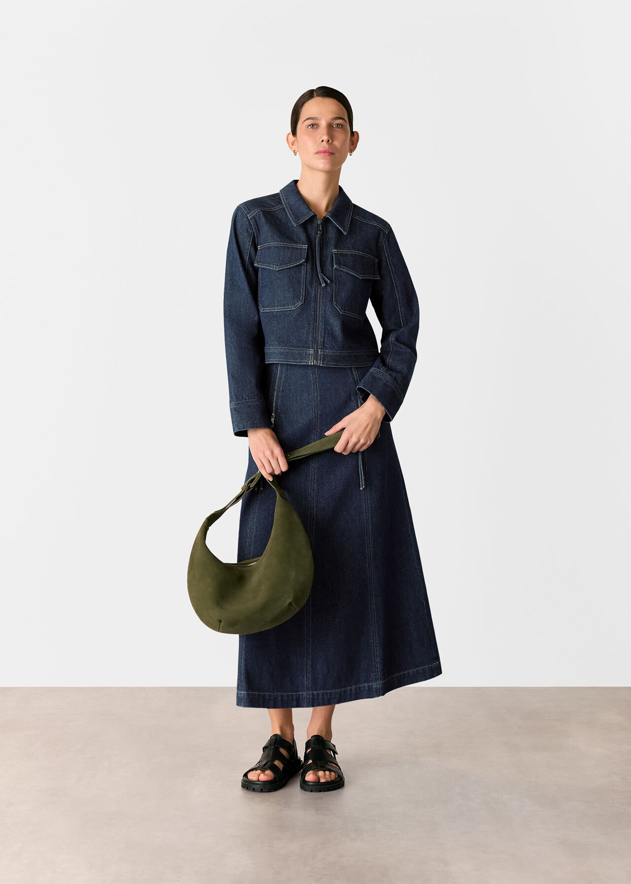 Suzana Western Denim Jacket