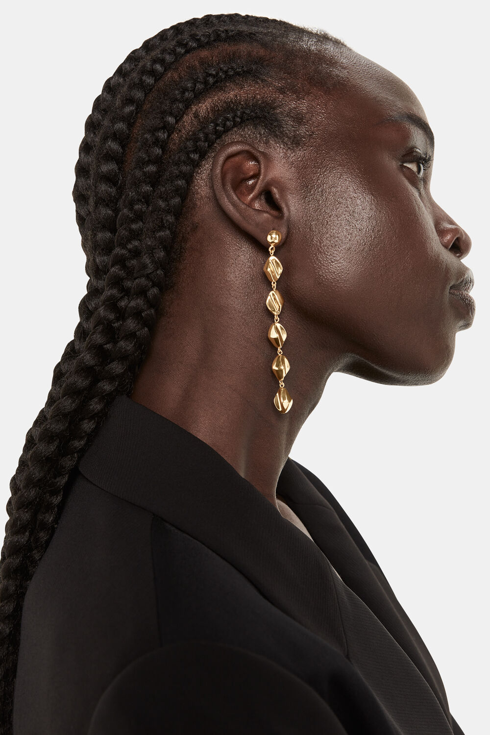 Molten Beaded Earring