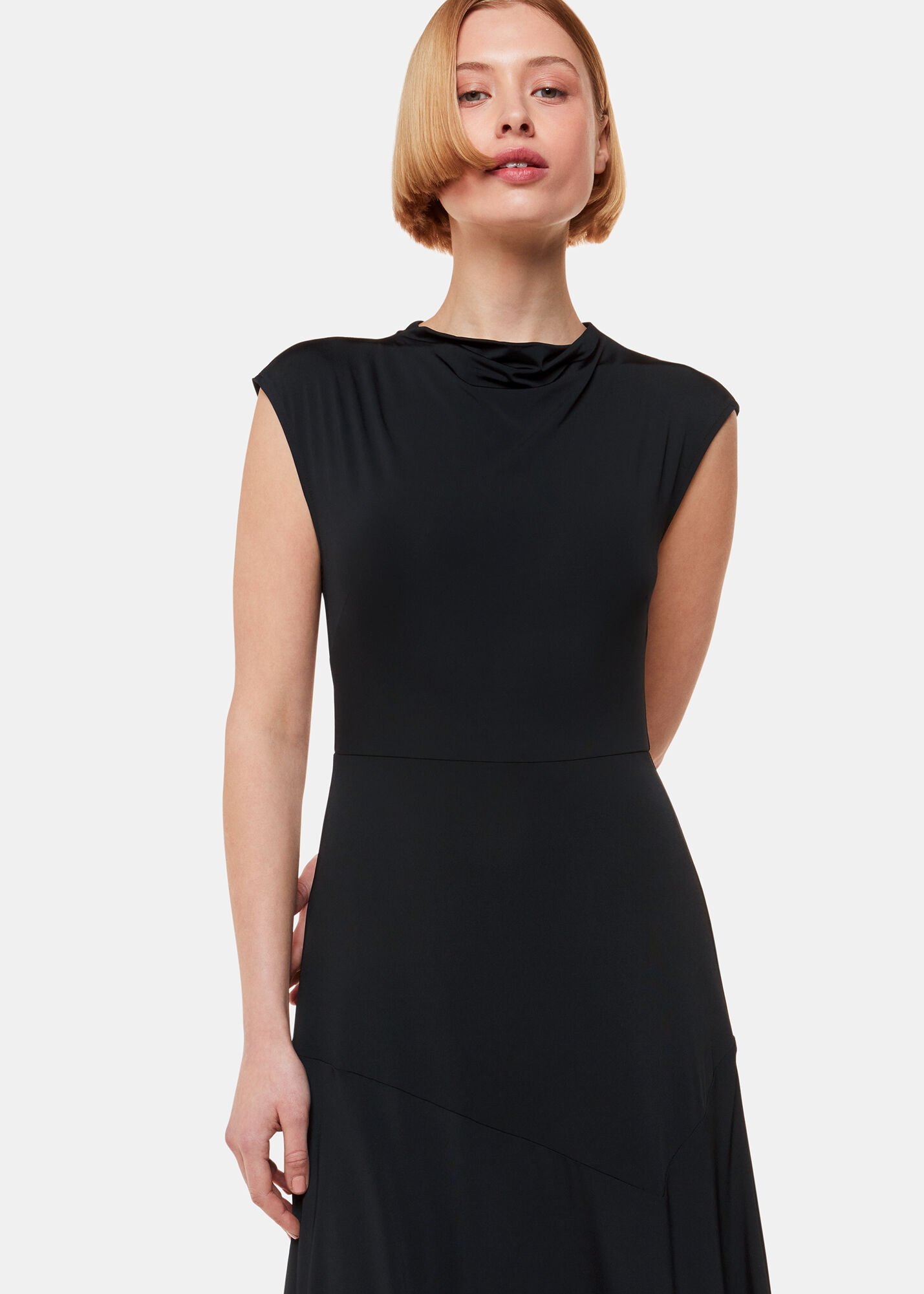 Asymmetric jersey dress hotsell
