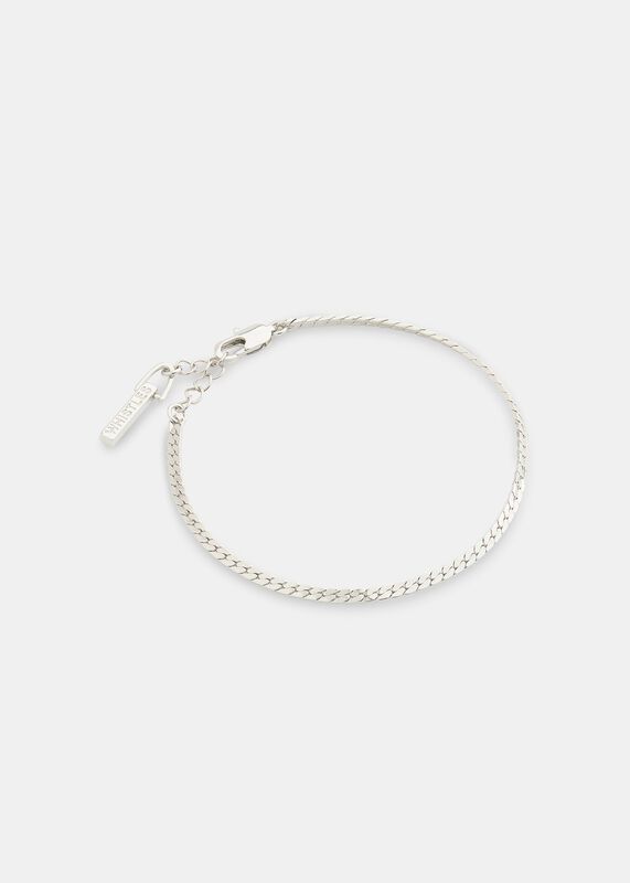 Silver Classic Snake Chain Bracelet