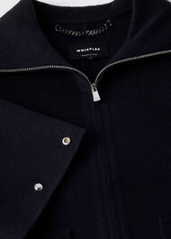 Funnel Neck Double Face Jacket