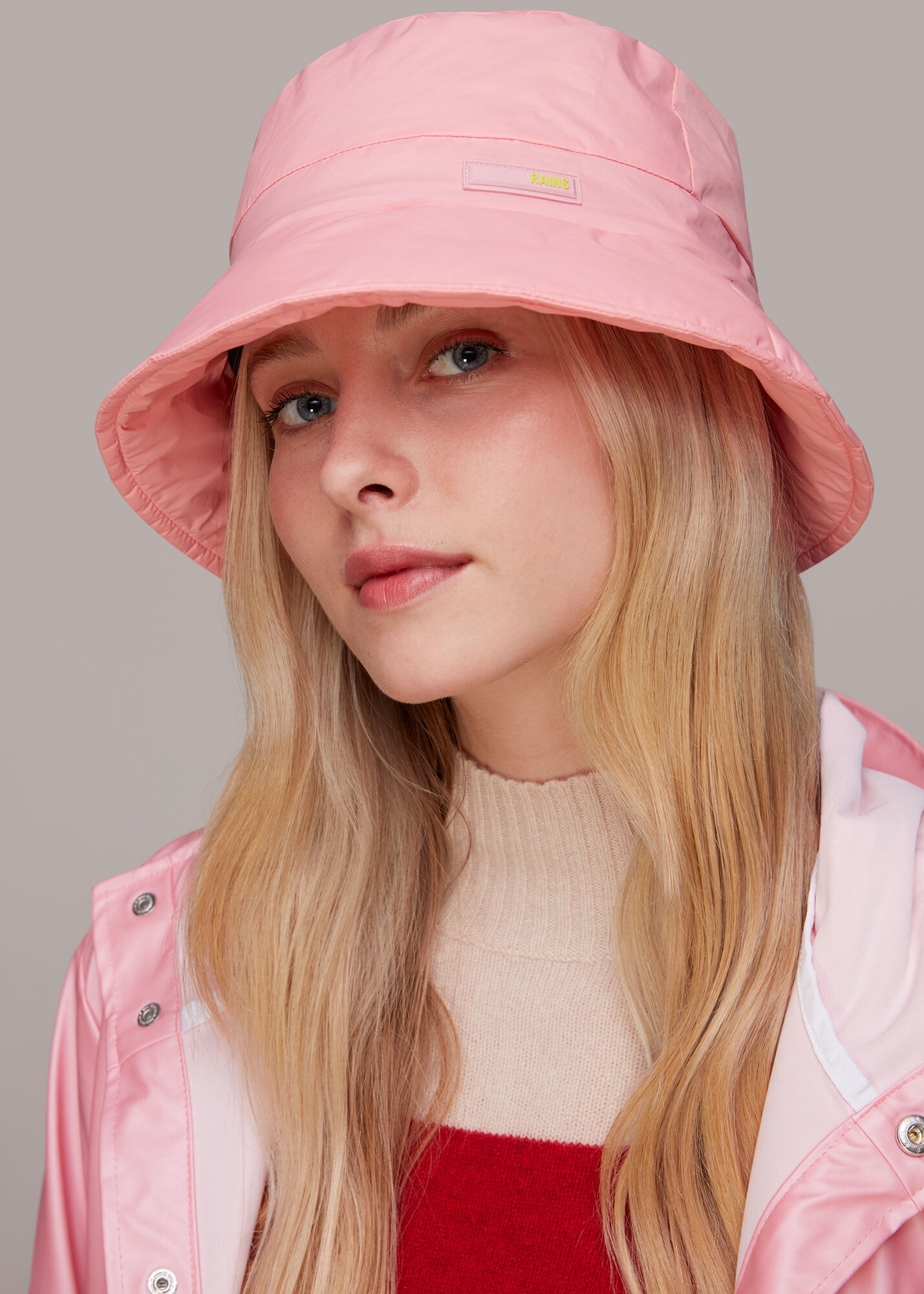 Pink rain hat clearance