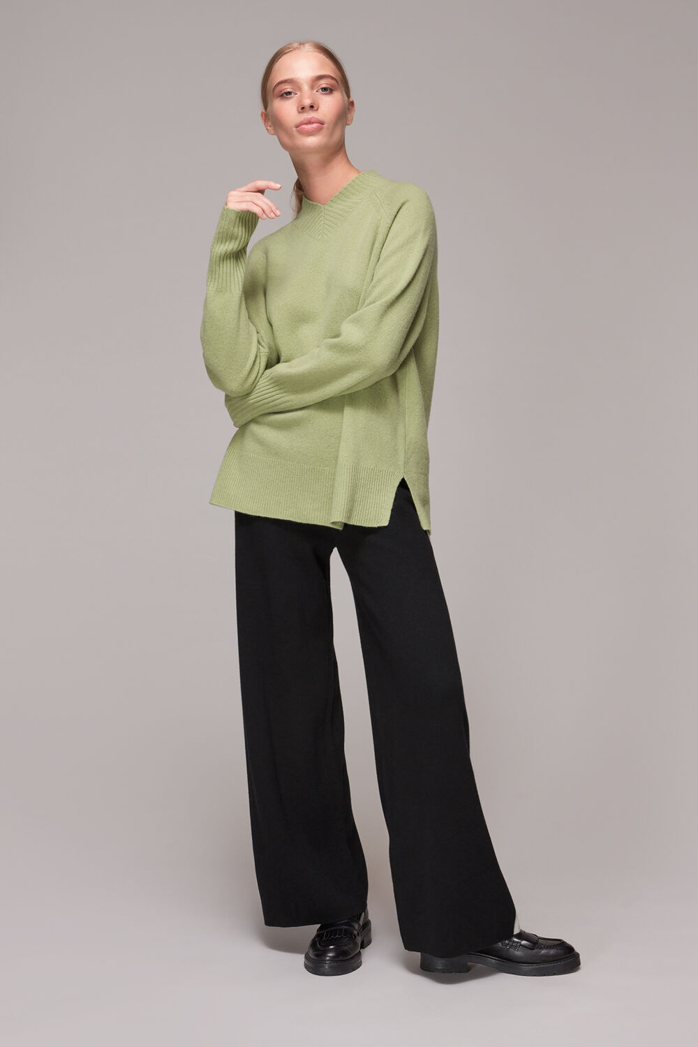 Knitted Side Stripe Trouser
