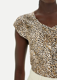 Ink Spot V Neck Top
