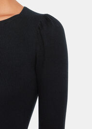 Cut Out Twist Knitted Dress