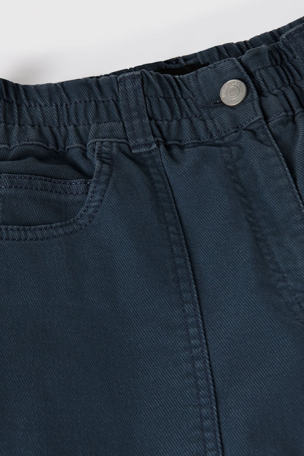Navy Petite Tessa Casual Trouser