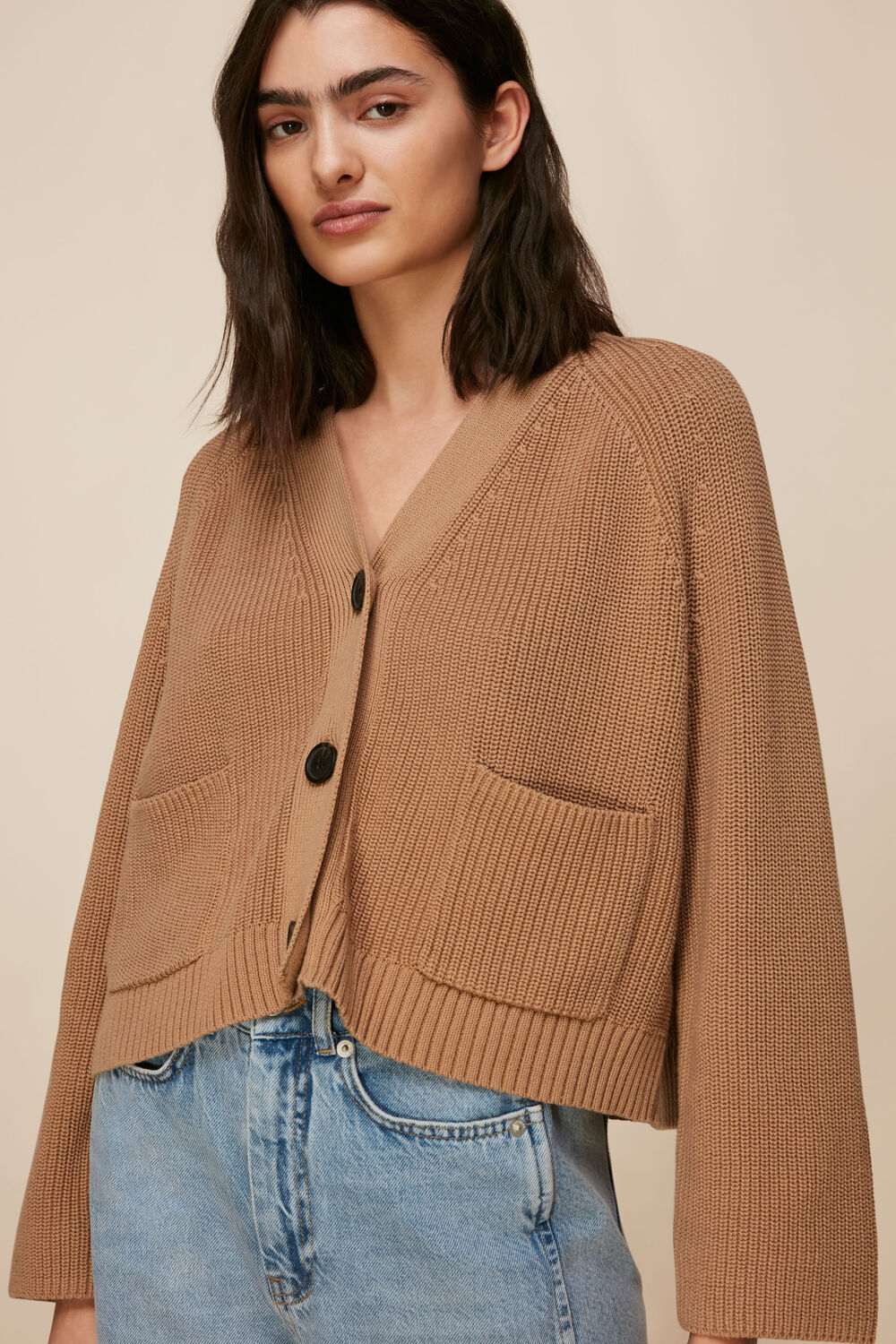 Nora Button Pocket Cardigan