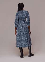 Speckled Leopard Midi Dress