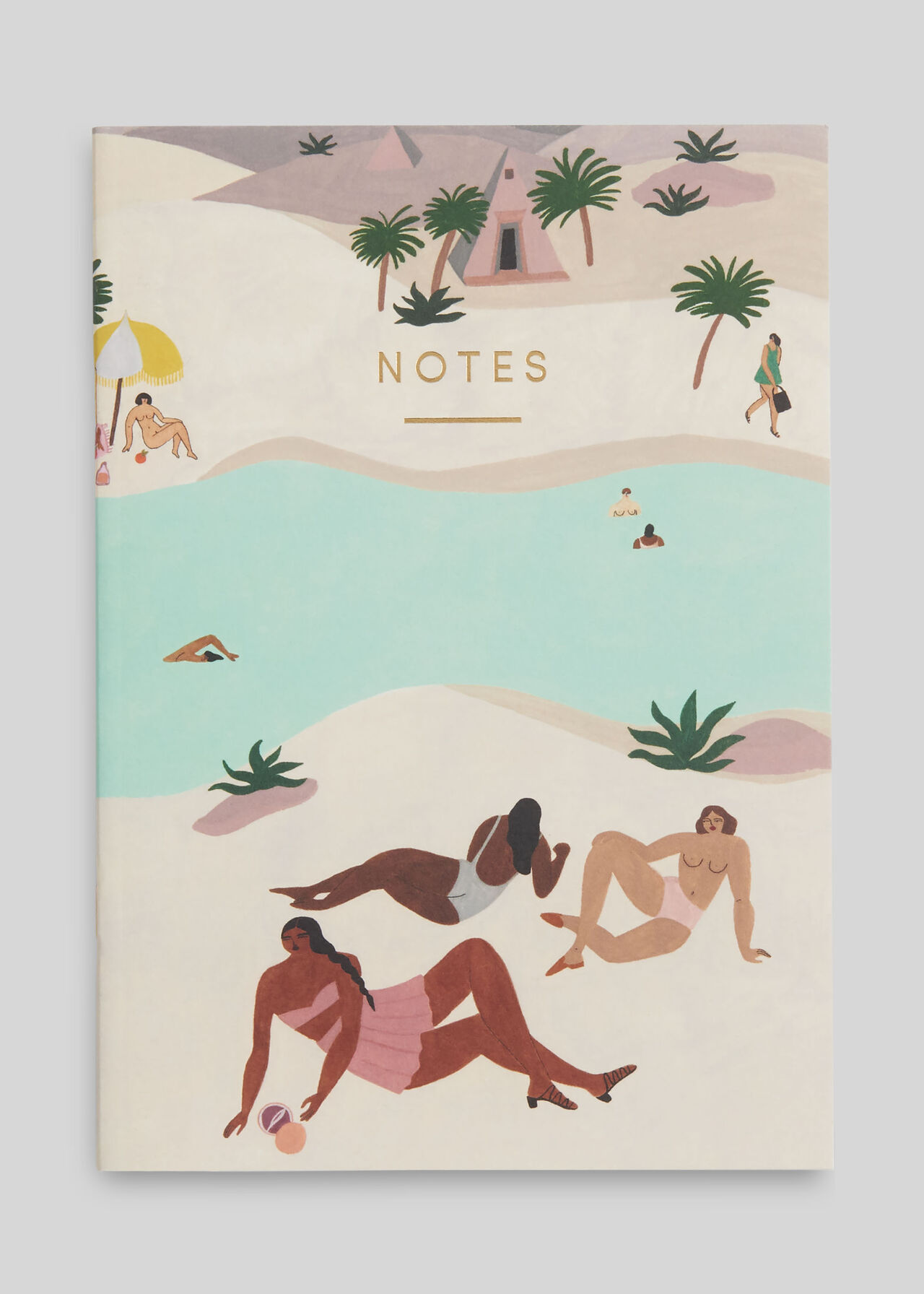 Wrap Desert River Notebook Multicolour