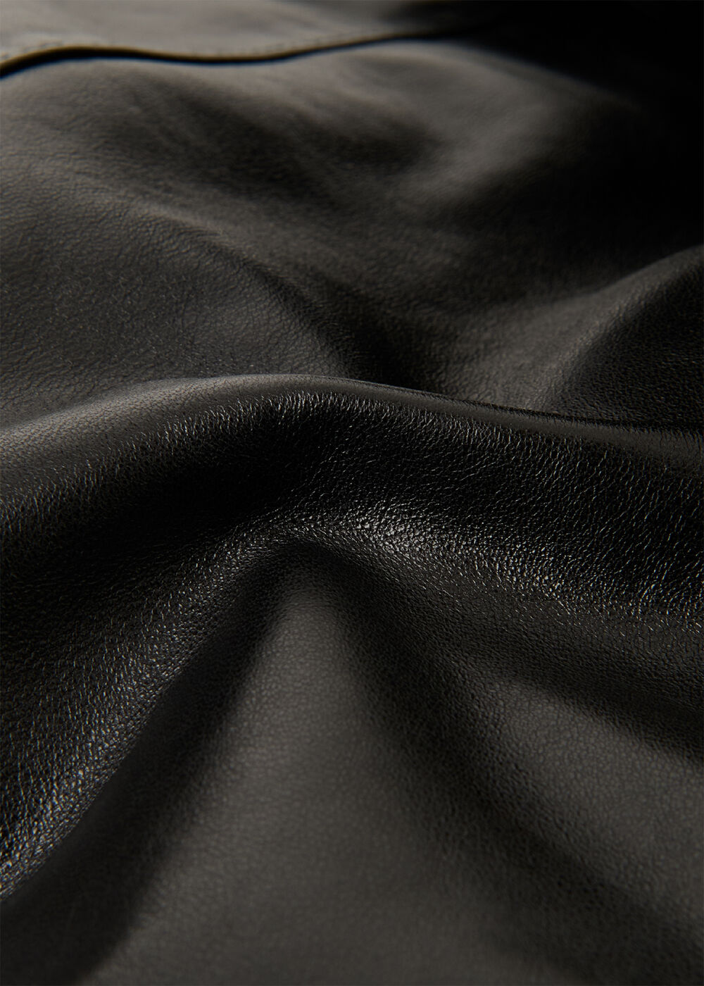 Clean Zip Leather Jacket