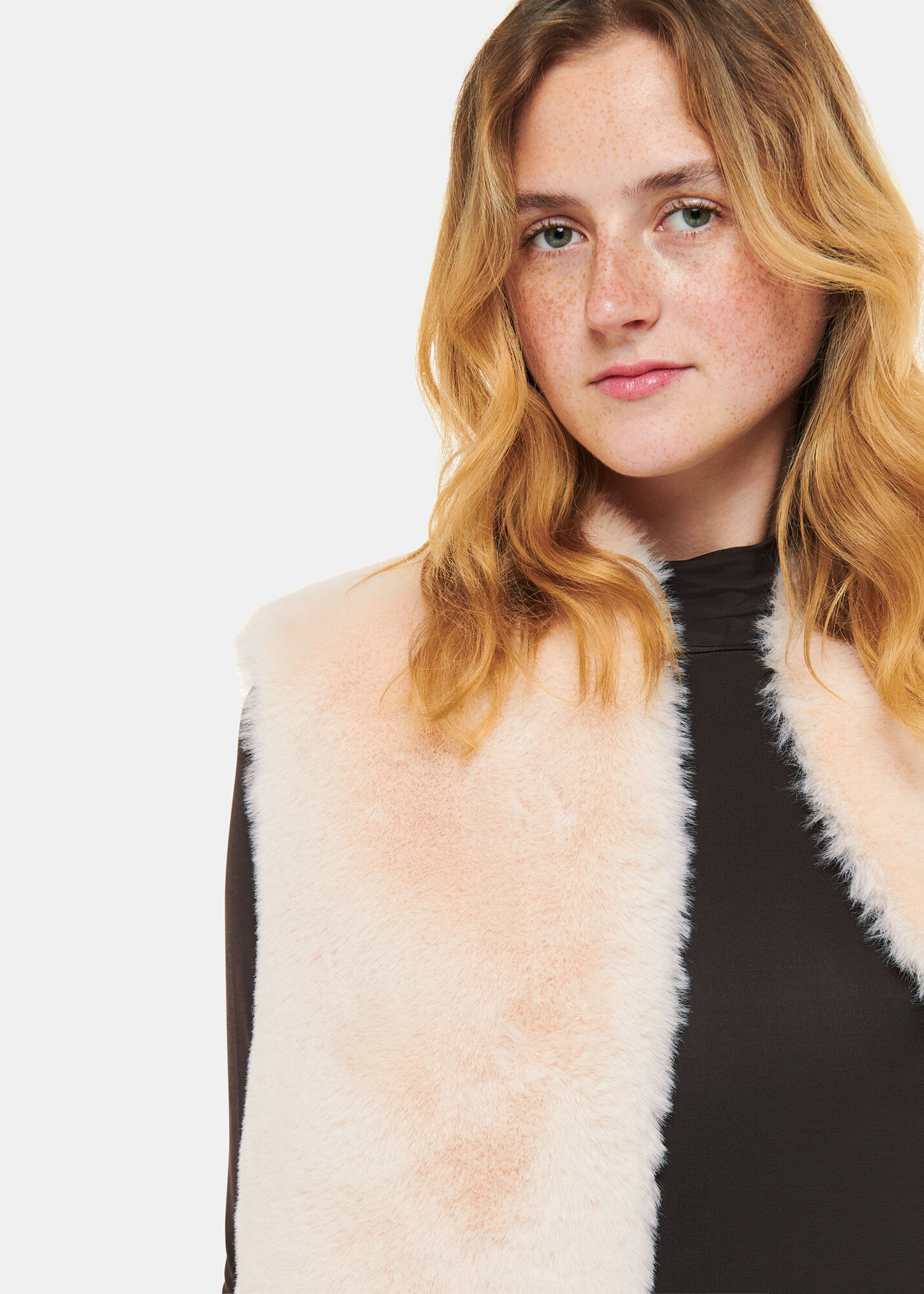 Fur gilet topshop store