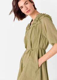 Cotton Frill Mini Dress